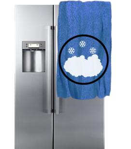 Намерзает снег, лед на стенке - холодильник Kuppersbusch